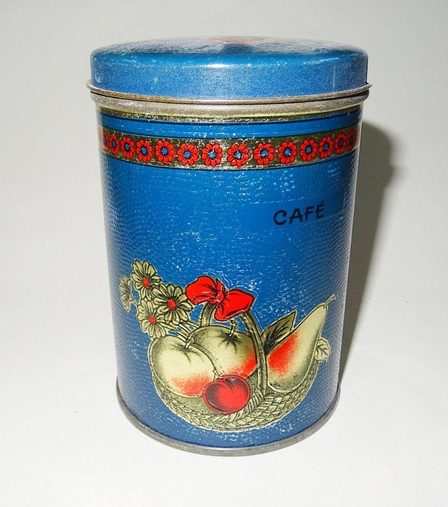 Poma Fina appelstroop voorraadbusje voor koffie, Verzamelen, Blikken, Ophalen of Verzenden, Gebruikt, Overige