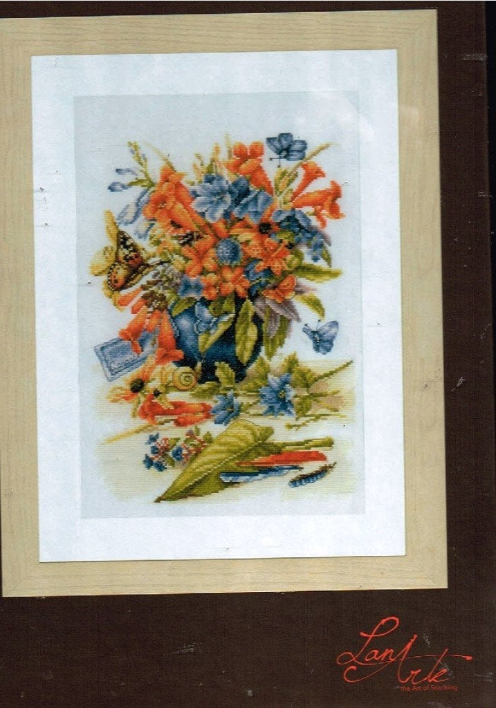 Cado marjolein bastin borduurpakket, FLOWER VASE 103, Hobby en Vrije tijd, Ophalen of Verzenden, Nieuw, Handborduren, Borduurpakket