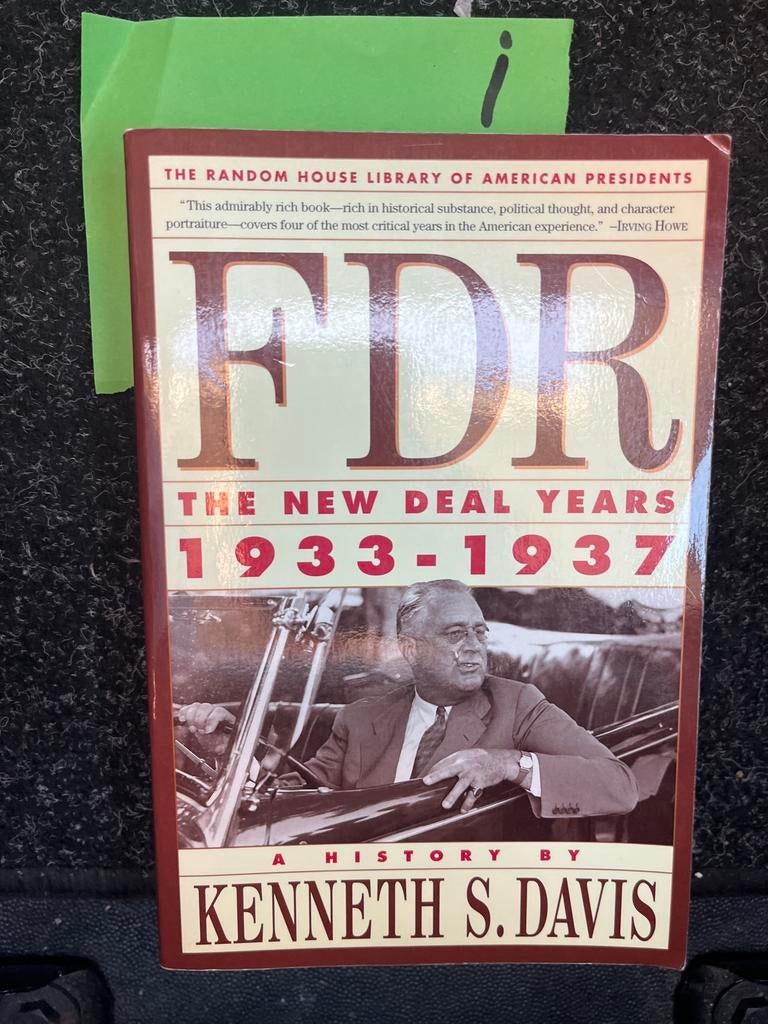 FDR: The New Deal Years 1933-1937 - Kenneth S. Davis, Ophalen of Verzenden, 20e eeuw of later, Zo goed als nieuw
