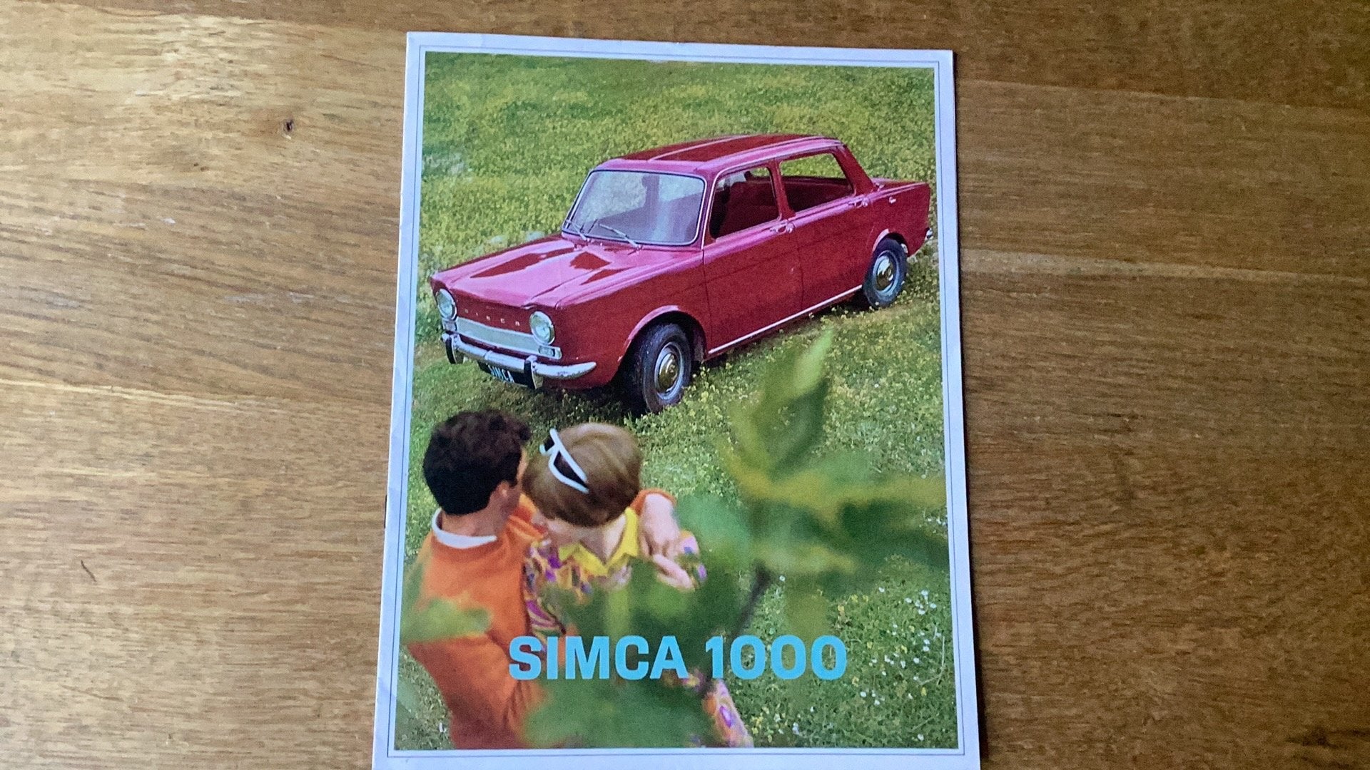 Simca 1000 brochure - Origineel uit de jaren '60, Boeken, Ophalen of Verzenden, Gelezen, Overige merken