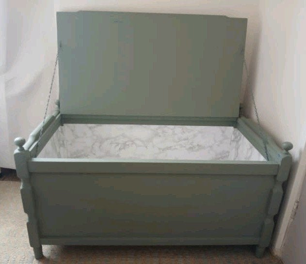 Kist - Speelgoedkist, Opbergkist, Dekenkist, Ophalen, Minder dan 50 cm, Gebruikt, 50 tot 100 cm