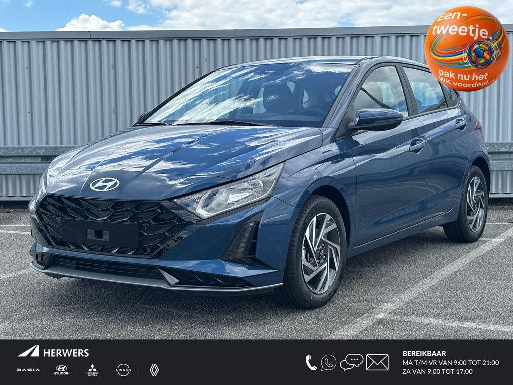 Hyundai i20 1.0 T-GDI Comfort / €4000,- Voordeel / Uit Voo, Auto's, Hyundai, Voorwielaandrijving, Euro 6, 1045 kg, Blauw