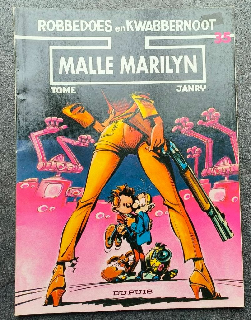 Robbedoes & Kwabbernoot nr.35 "Malle Marilyn", Eén stripboek, Nieuw, Ophalen of Verzenden, Tome & Janry
