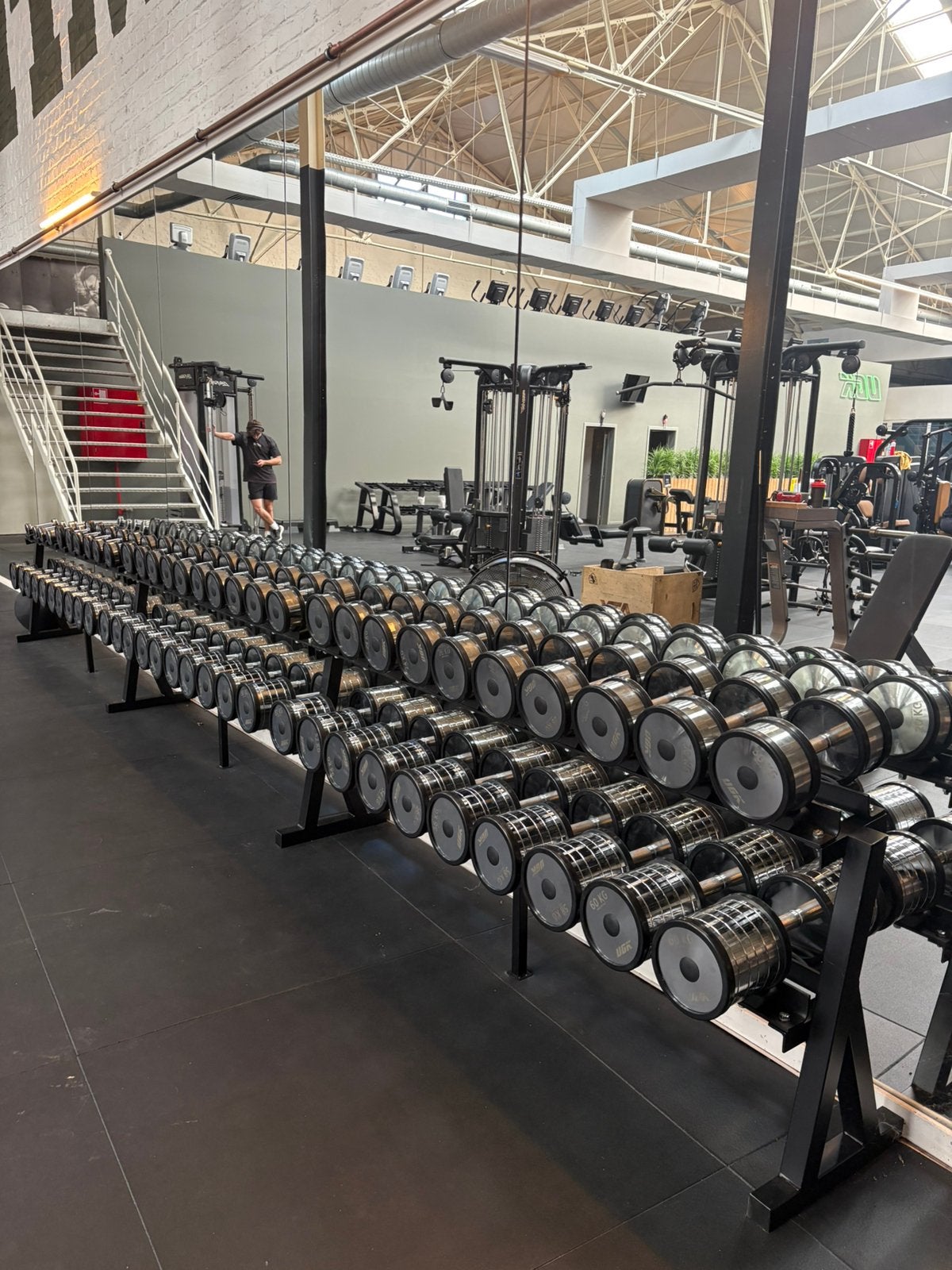 Splinternieuwe chrome dumbell set 2-60kg revolving, Ophalen of Verzenden, Zo goed als nieuw, Dumbbell