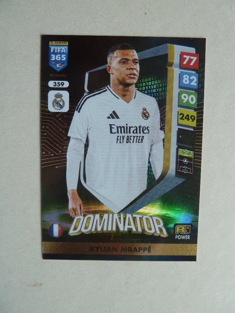 Panini Card Fifa 365. Kylian.Mbappe. Dominator, Ophalen of Verzenden, Zo goed als nieuw, Buitenlandse clubs, Poster, Plaatje of Sticker