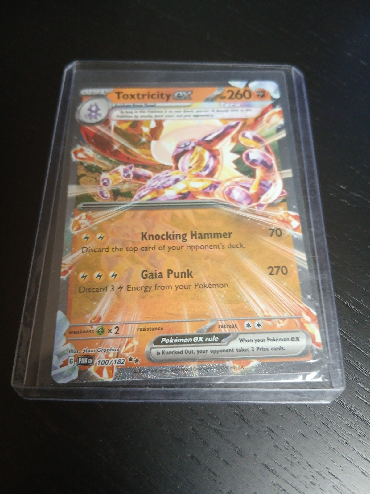 Pokémon Toxtricity EX 260 kaart - Redelijke staat, Ophalen