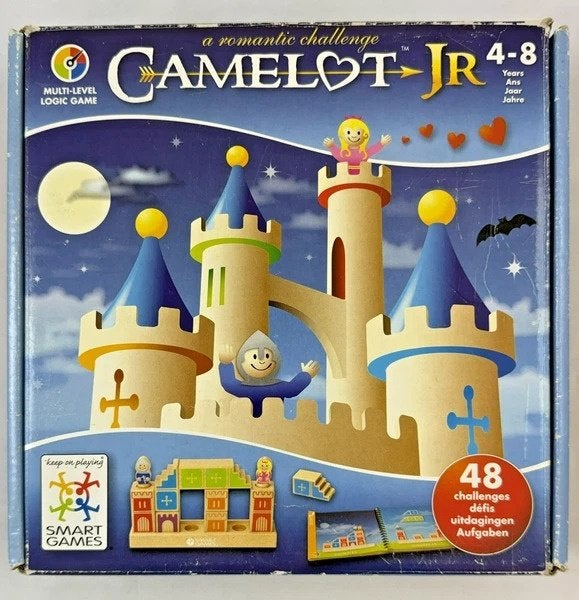 SmartGames Camelot Jr Houten Logicaspel 48 Taken kinderspel, Coolsingel 104, 3011 AG Rotterdam, Netherlands, Verzenden, Een of twee spelers