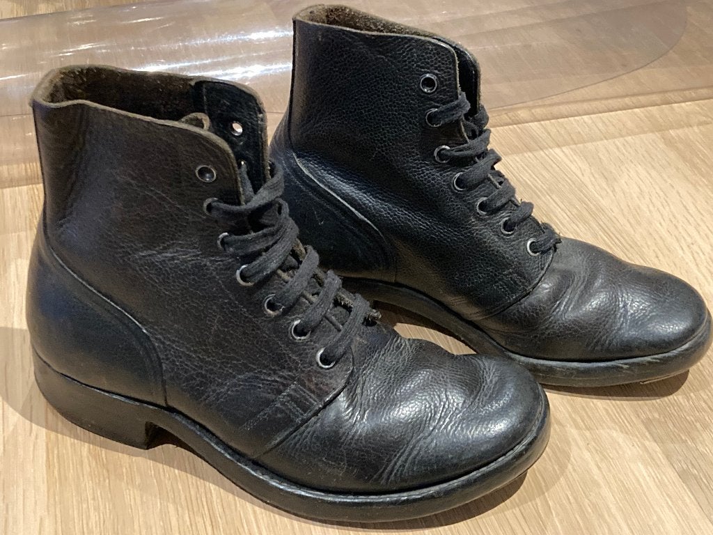Canadese ammo boots 1942, Verzamelen, Ophalen of Verzenden, Landmacht, Nederland, Kleding of Schoenen