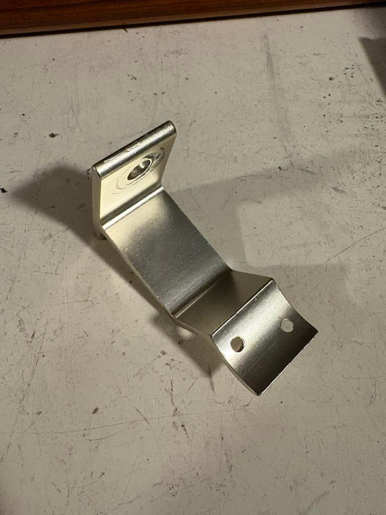 Trapleuning houders aluminium met houten trapleuning, Ophalen, Gebruikt, Overige materialen, Overige typen