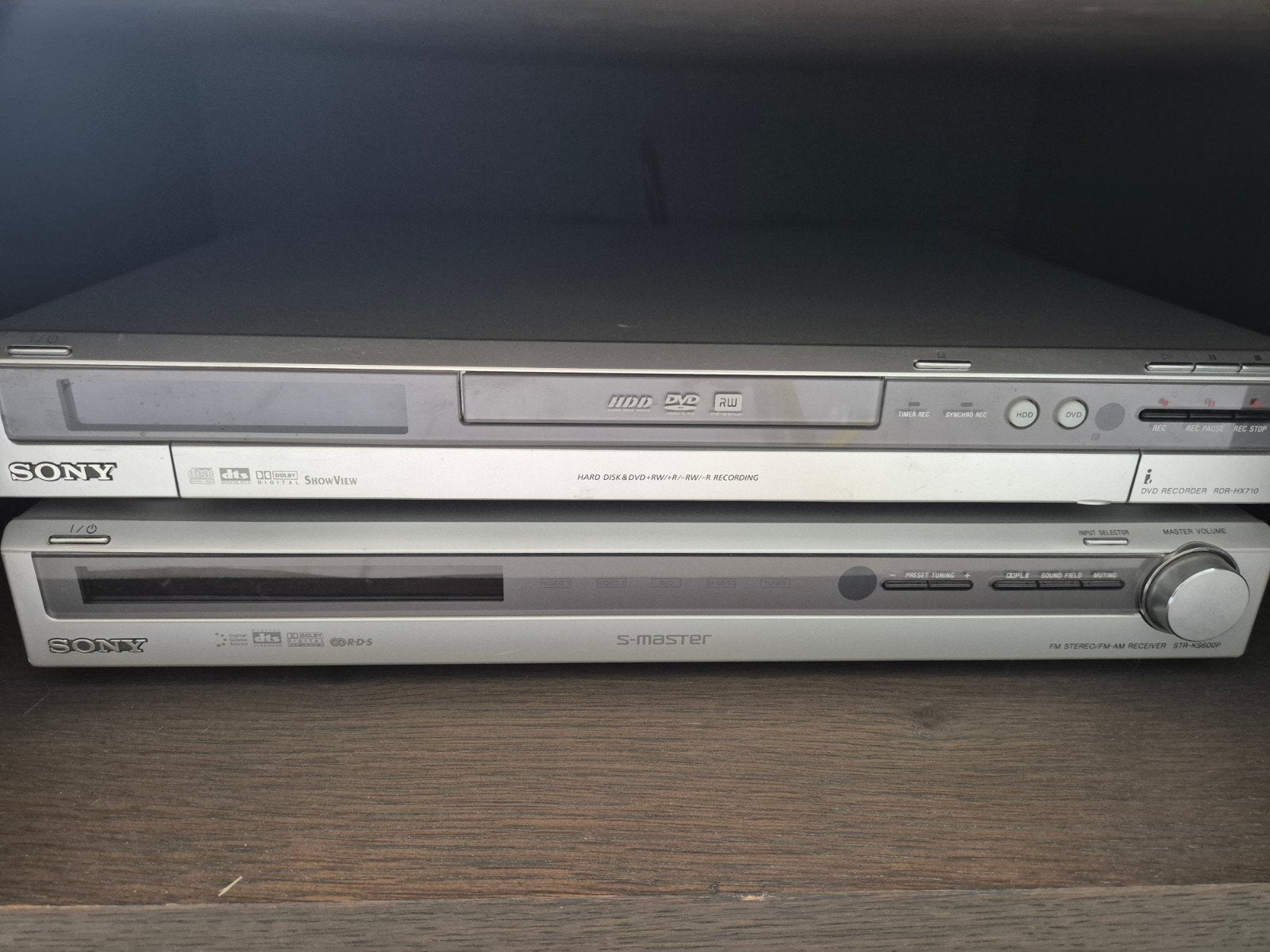 Sony dvd recorder en stereo receiver, Ophalen, Sony