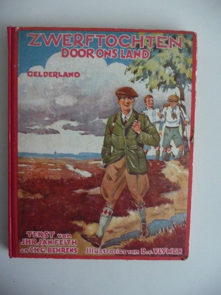 plaatjesboek - ZWERFTOCHTEN DOOR ONS LAND - GELDERLAND, Ophalen of Verzenden, Gelezen, Jan Feith en Ch. Gl. Behrens, Plaatjesalbum