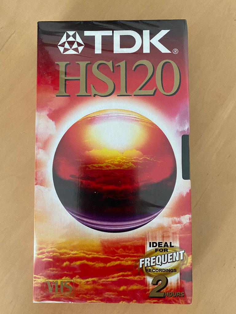 TDK VHS Videoband HS 120  NIEUW geseald, Alle leeftijden, Ophalen of Verzenden, Nieuw in verpakking, Overige genres