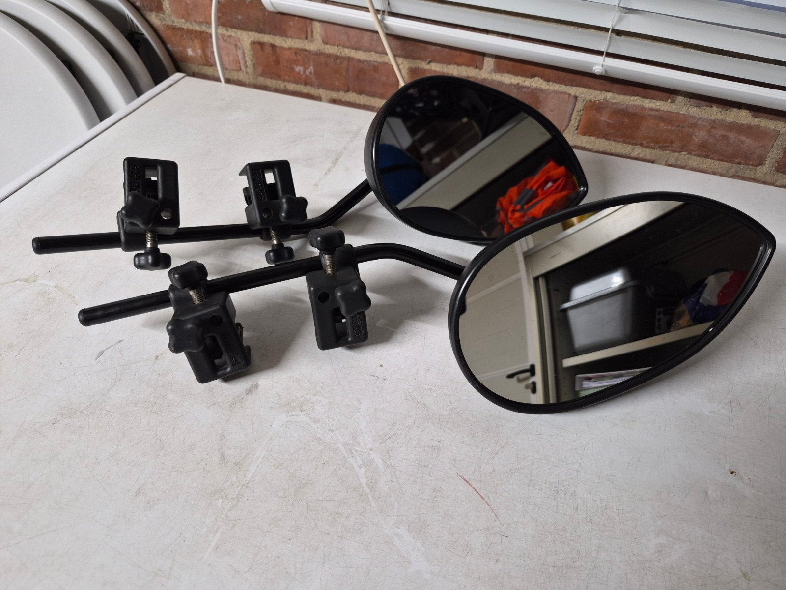 Milenco caravan spiegels - set van 2, Auto-onderdelen, Spiegels, Ophalen of Verzenden, Gebruikt, Universele onderdelen