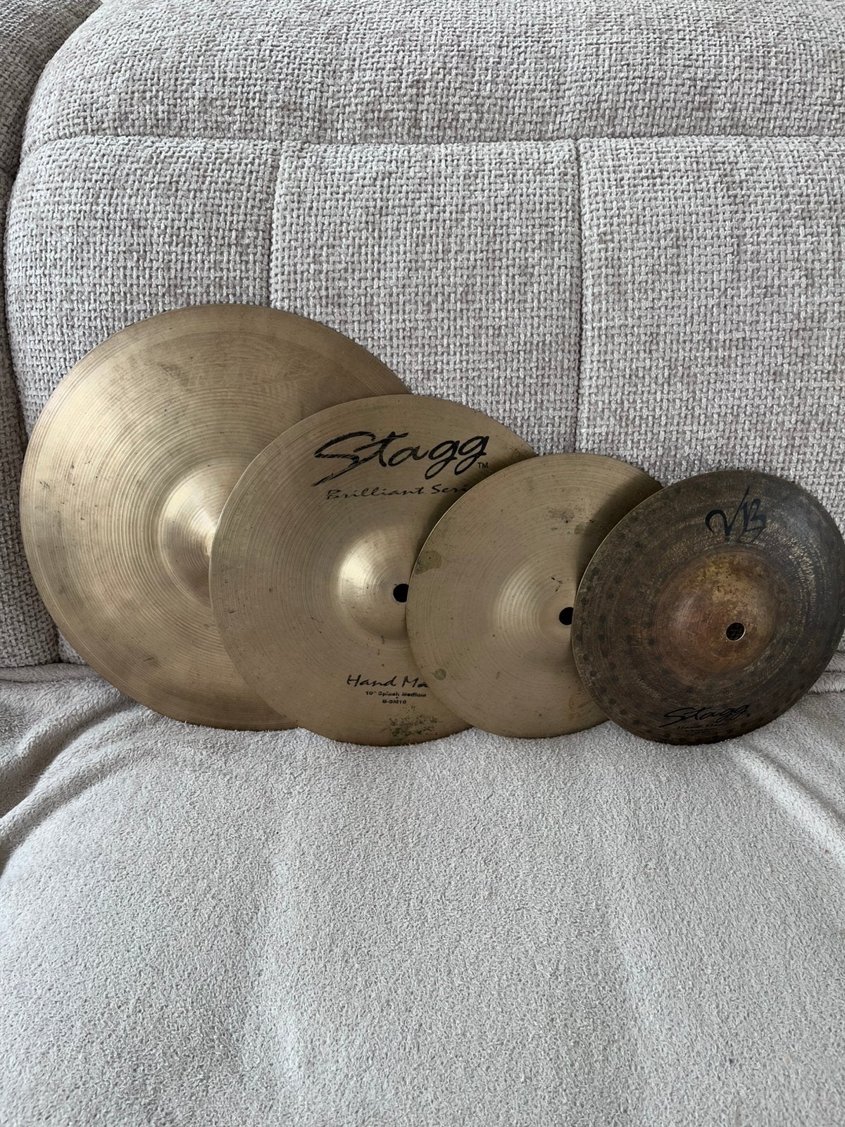 4 splashes 100,-, Ophalen of Verzenden, Gebruikt, Drums of Percussie
