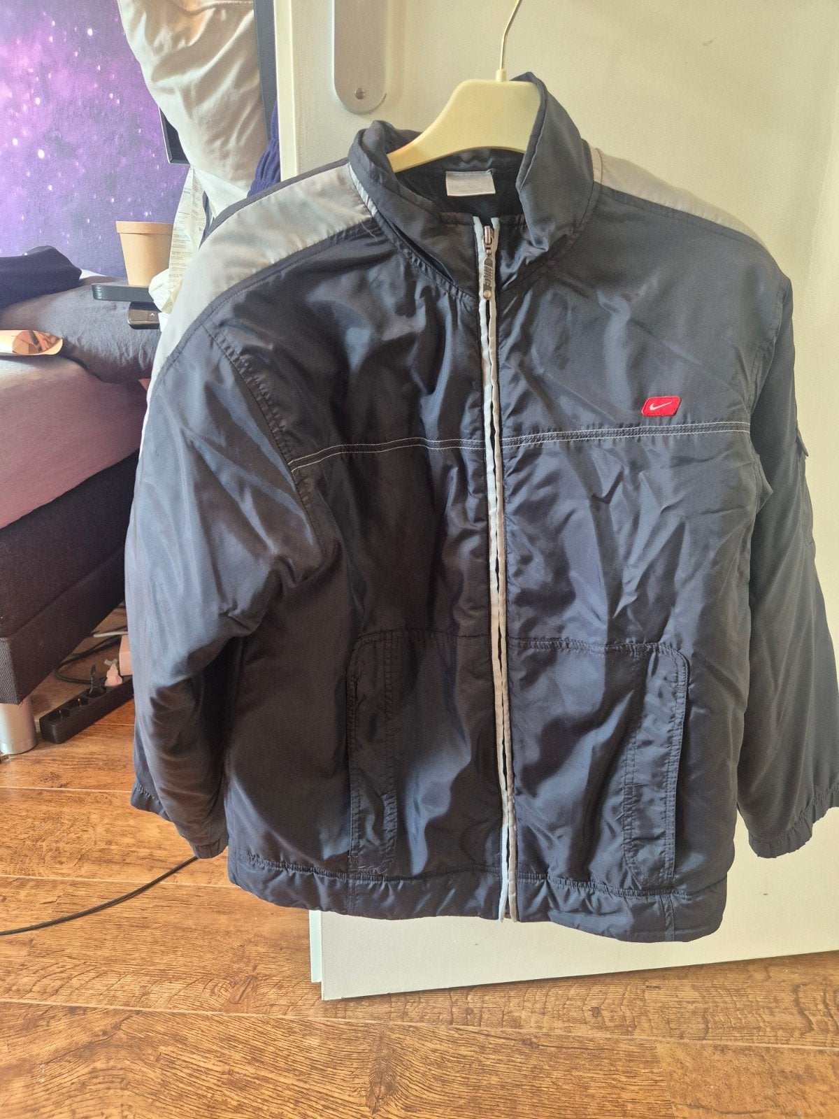 Nike windbreaker jas, Ophalen of Verzenden, Zo goed als nieuw, Zwart