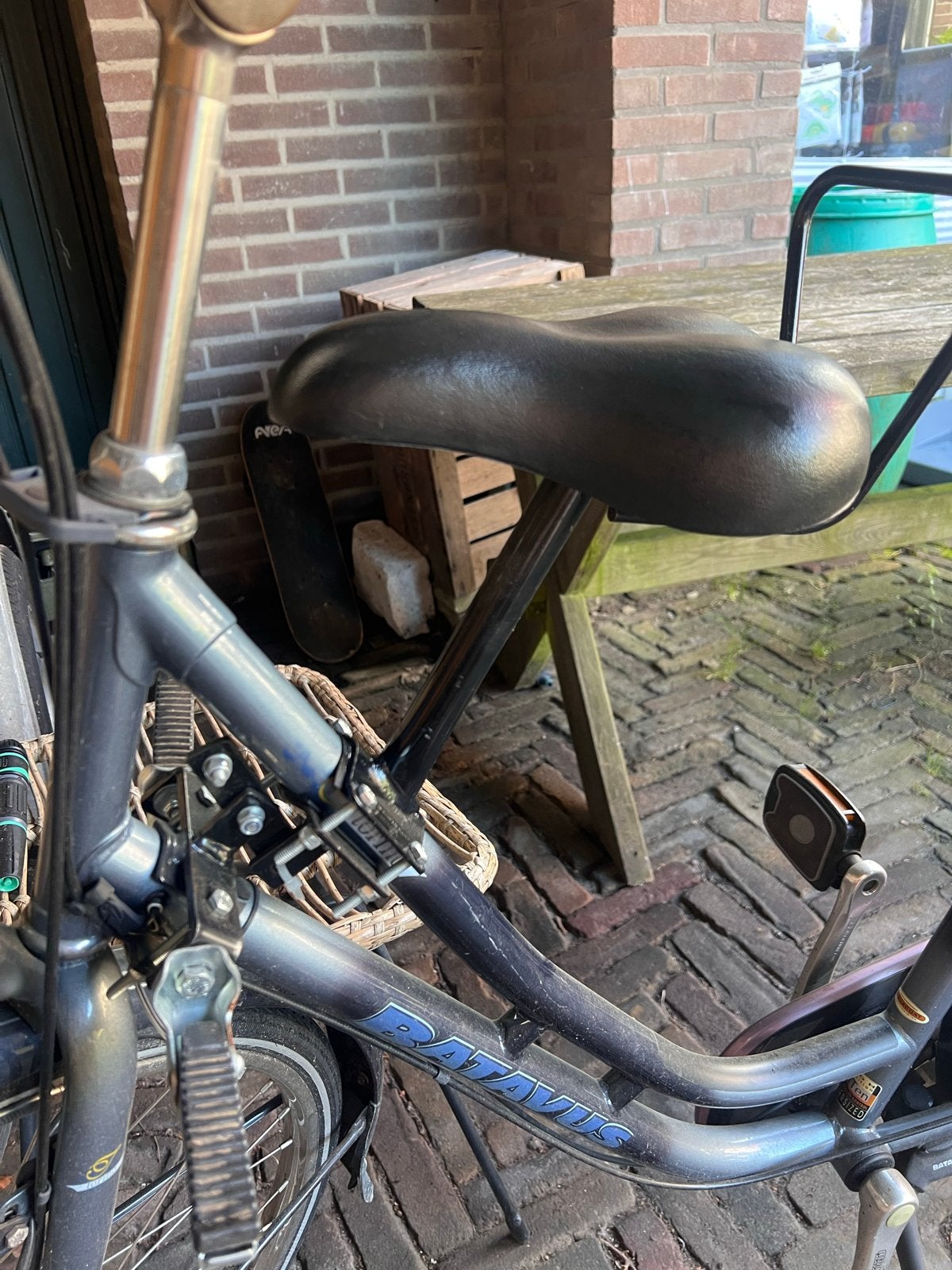 Kinderzitje voor op fietsstang - Gebruikt maar in goede staa, Ophalen of Verzenden, Gebruikt, 0 t/m 13 kg, Voorzitje