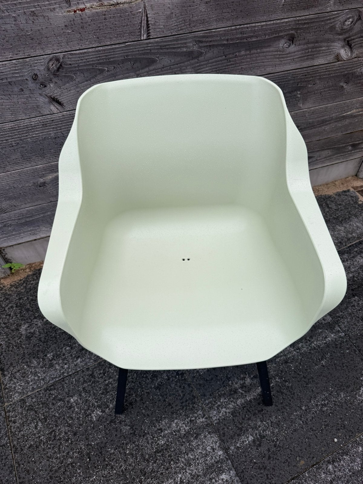6 Moderne lichtgroene hartman kuipstoel, Ophalen, Kunststof, Gebruikt, Overige kleuren
