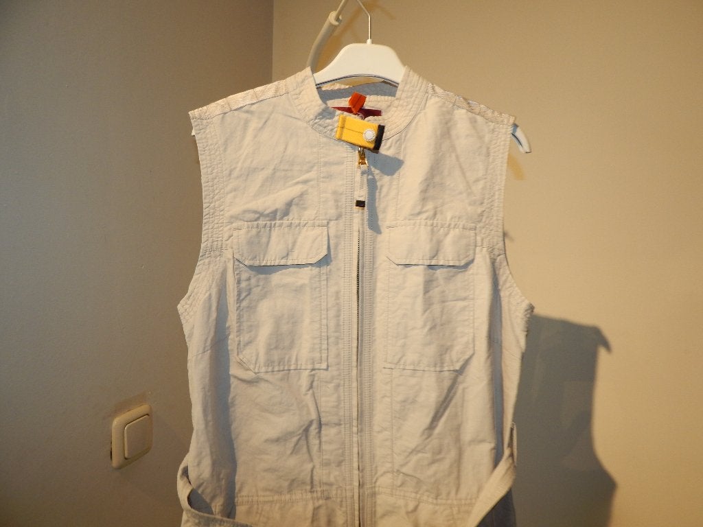 Parajumpers jumpsuit broekpak rits voorkant merk hanger S, Beige, Zo goed als nieuw, Maat 36 (S), Parajumpers