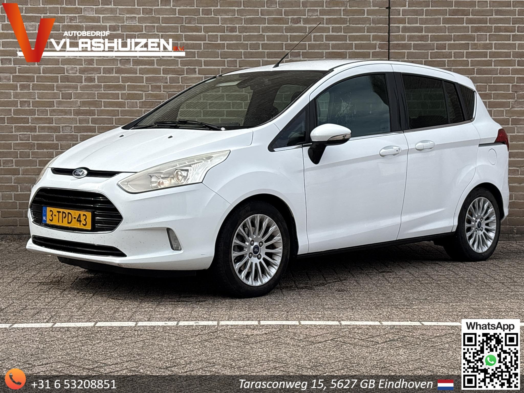 Ford B-Max 1.0 EcoBoost Titanium | Cruise | Climate | Trekha, Auto's, Voorwielaandrijving, Euro 5, Gebruikt, 750 kg