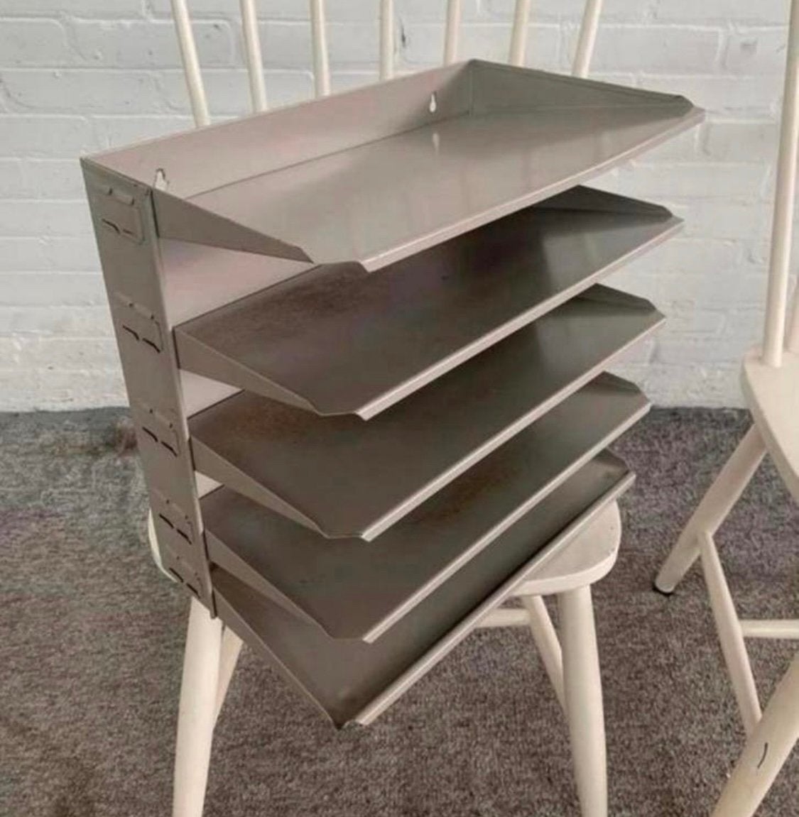 Bureau organizer Gispen - archiefbak - sorteerrek metaal, Ophalen of Verzenden