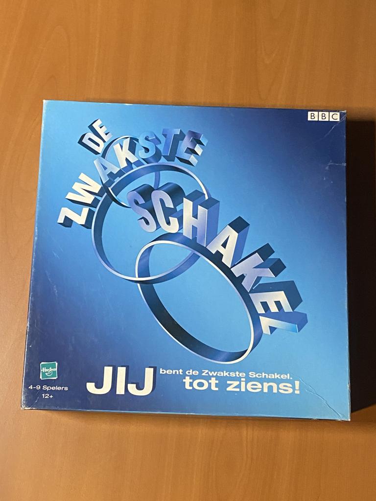 De Zwakste Schakel, Hobby en Vrije tijd, Gezelschapsspellen | Bordspellen, Ophalen of Verzenden