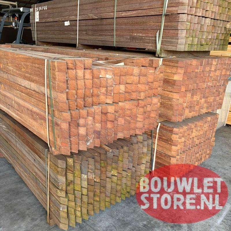 Hardhouten palen tuinpalen | 60 x 60 mm | tuinhout | 3500mmn, Tuin en Terras, Palen, Balken en Planken, Palen, Nieuw, Ophalen of Verzenden
