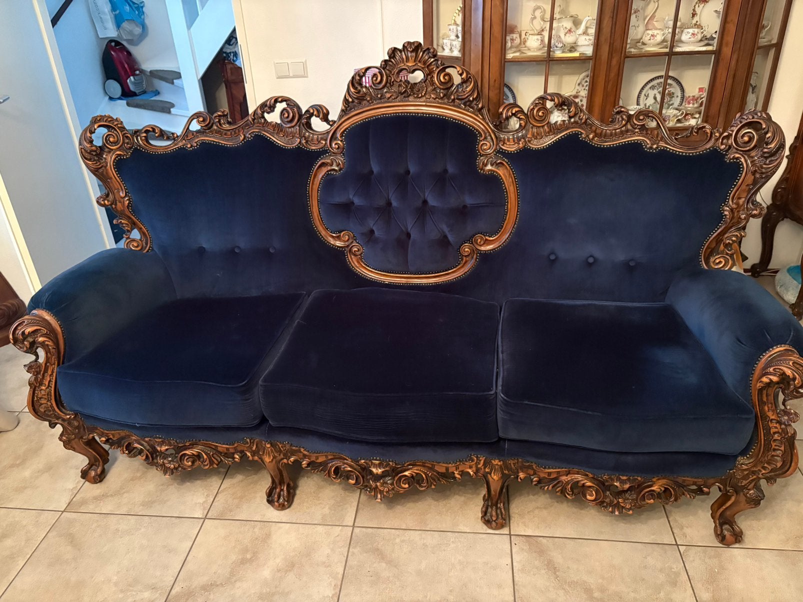 Antiek bank stoelen, Ophalen