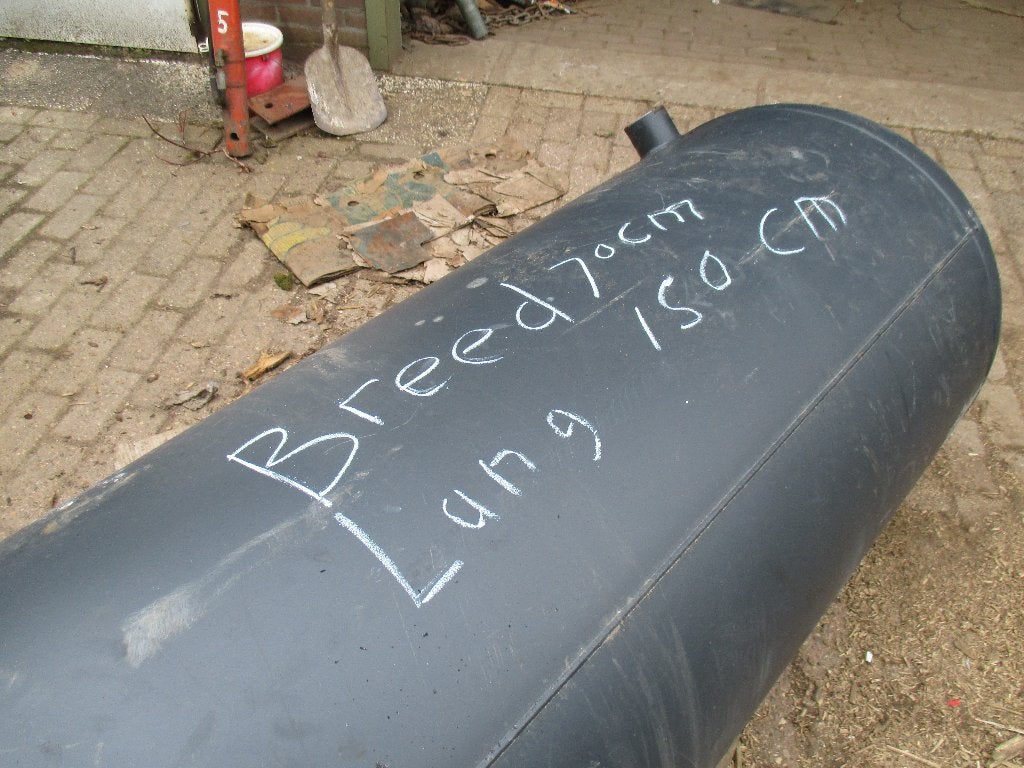 buitenkachel  vat  +200   liter, Ophalen, Gebruikt