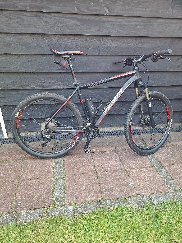Mountainbike Merida 27,5 inch wielmaat, Vering, 57 tot 61 cm, Meer dan 20 versnellingen, Schijfrem