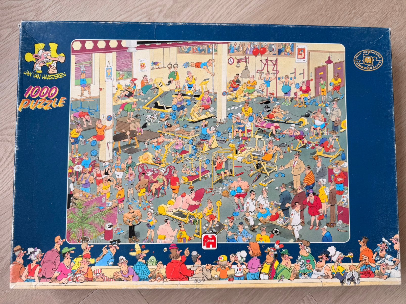 Jan van Haasteren: Het fitnesscentrum, Hobby en Vrije tijd, Denksport en Puzzels, Ophalen of Verzenden, Zo goed als nieuw
