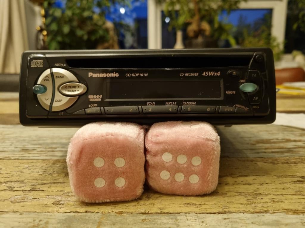 Panasonic CQ-RDP101N CD-speler autoradio, Auto diversen, Ophalen of Verzenden, Gebruikt