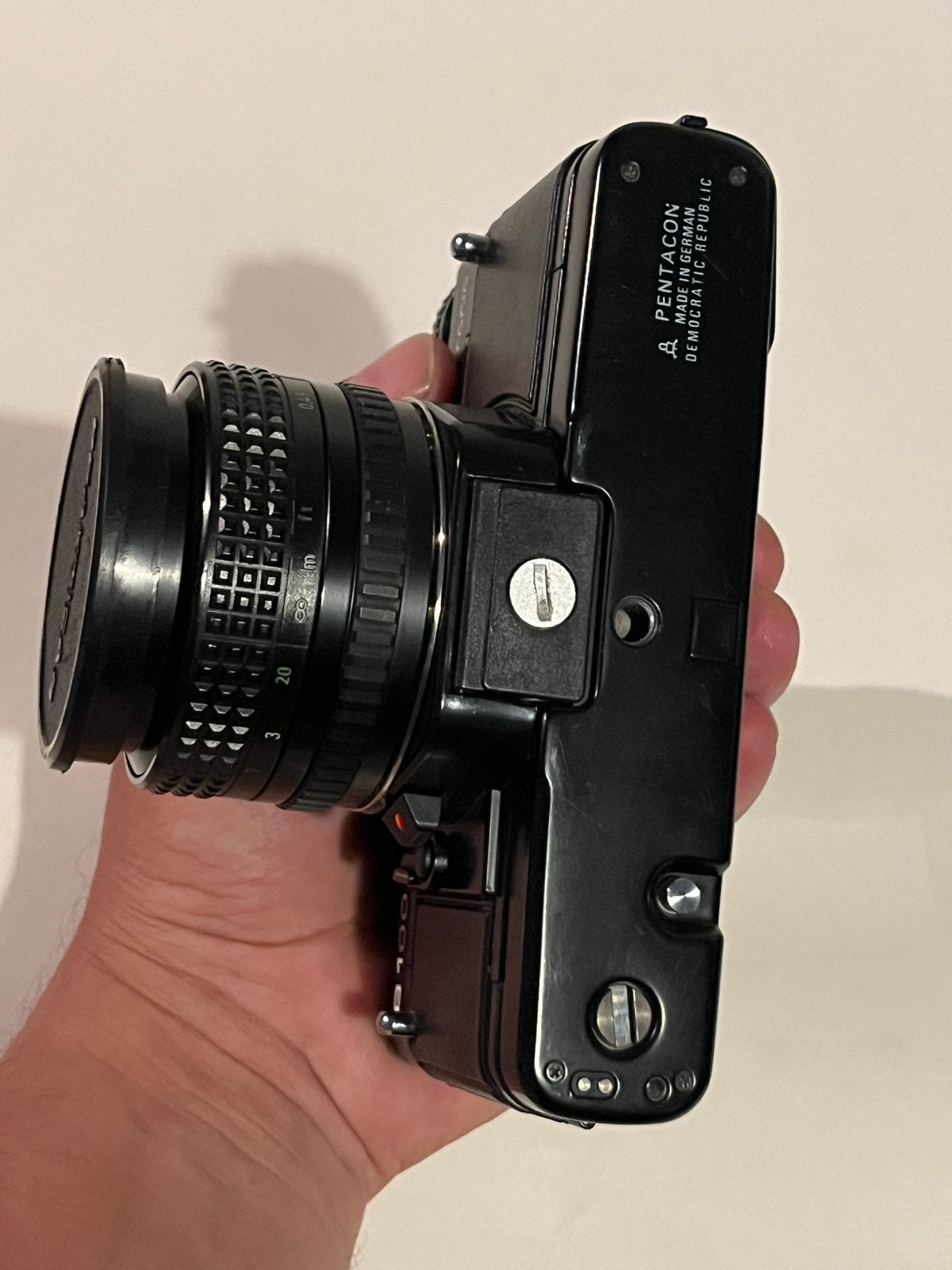 Praktica B100 Electronic Spiegelreflexcamera met Pentacon le, Ophalen of Verzenden, Gebruikt, Spiegelreflex, Overige Merken