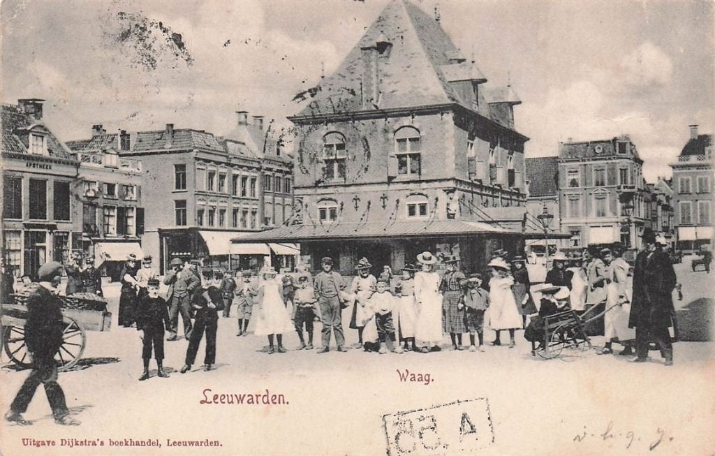703-307-039 Waag Leeuwarden, Verzenden, Voor 1920, Friesland