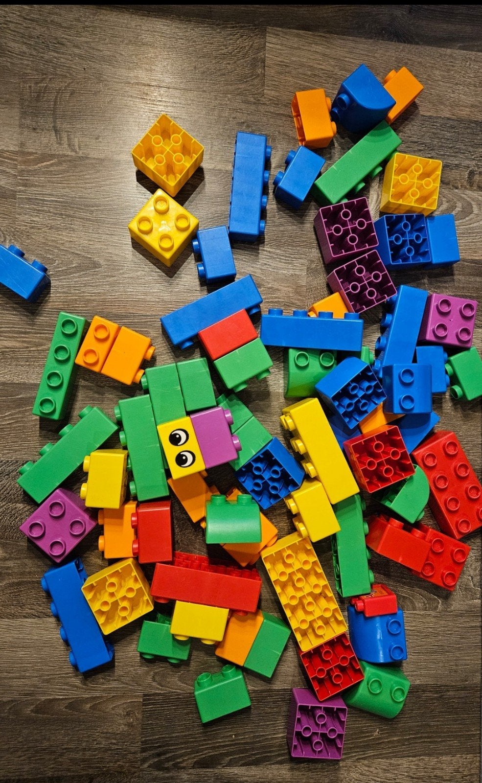 Grote partij LEGO mega bouw blokken met opbergbox, Ophalen of Verzenden, Gebruikt, Overige merken