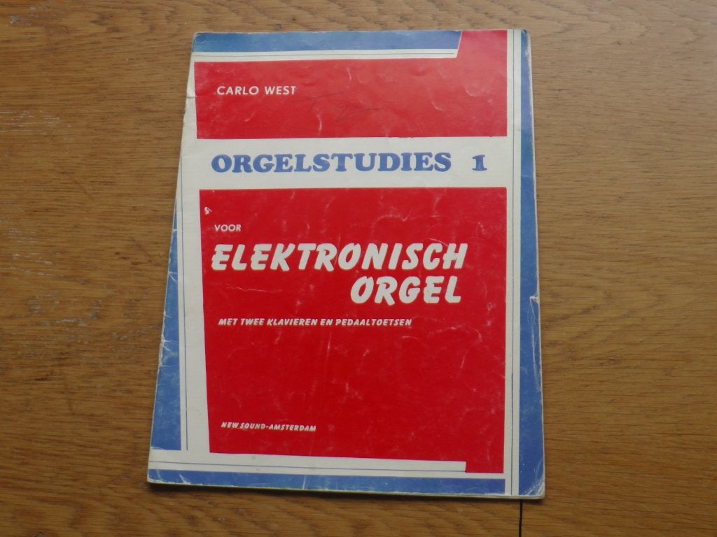 Carlo west orgelstudies 1 voor orgel, Orgel, Gebruikt, Ophalen of Verzenden, Artiest of Componist