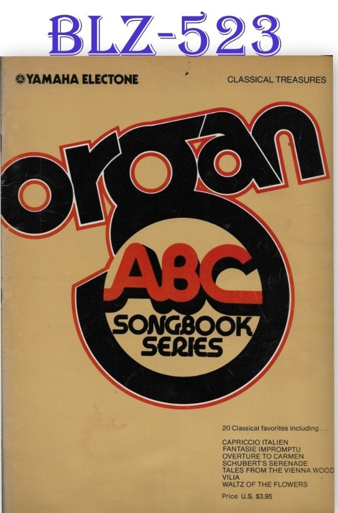 BLZ523 Bladmuziek - Organ ABC Yamaha Electone, Ophalen of Verzenden, Zo goed als nieuw, Artiest of Componist, Populair