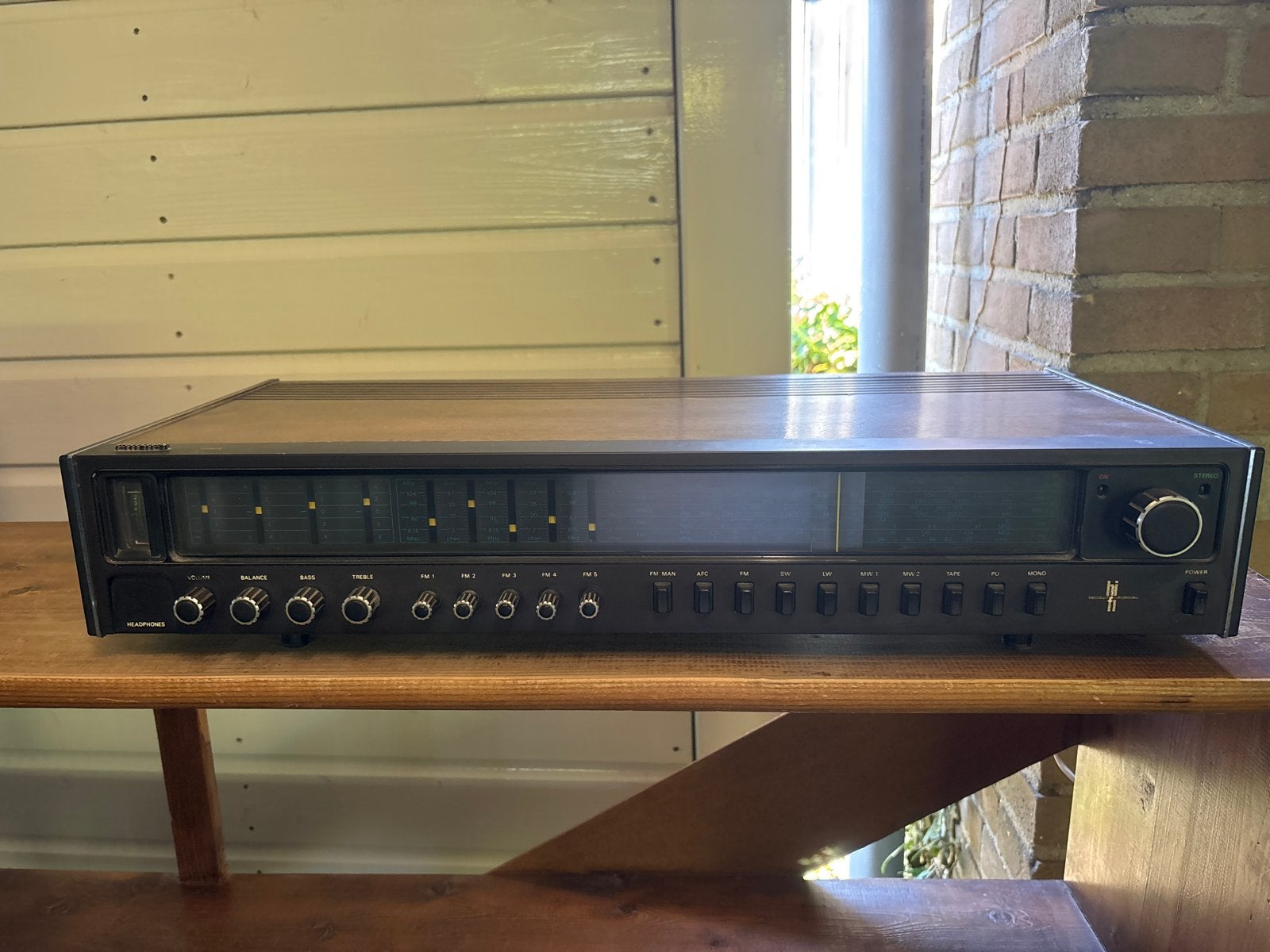 Vintage Philips 22RH734 Radio Receiver - Goede Staat, Ophalen, Philips, Gebruikt, Tuner of Radio