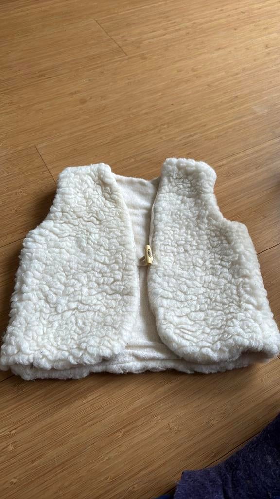 Wol bodywarmer maat 76-82, Kinderen en Baby's, Ophalen of Verzenden, Zo goed als nieuw, Jongetje of Meisje, Jasje