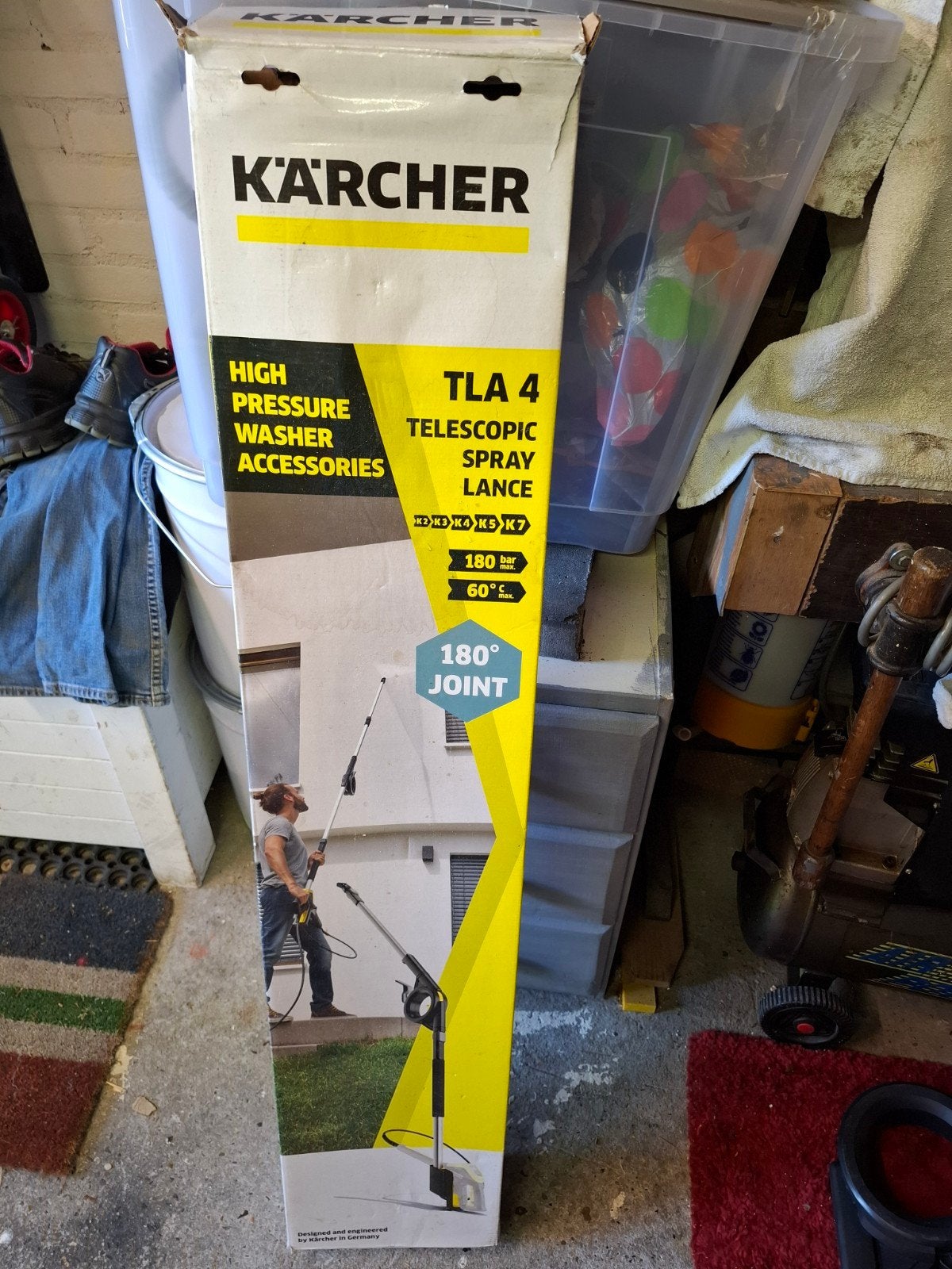 Kärcher TLA 4 Telescopische Spuitlans voor Hogedrukreiniger, Ophalen, Zo goed als nieuw, Kärcher, Met regelbare waterdruk