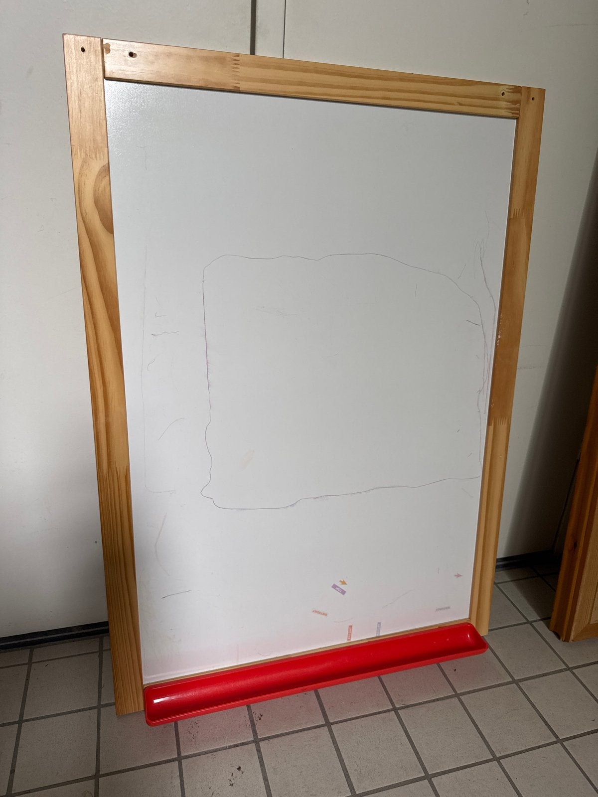 Whiteboard voor kids, Ophalen, Whiteboard