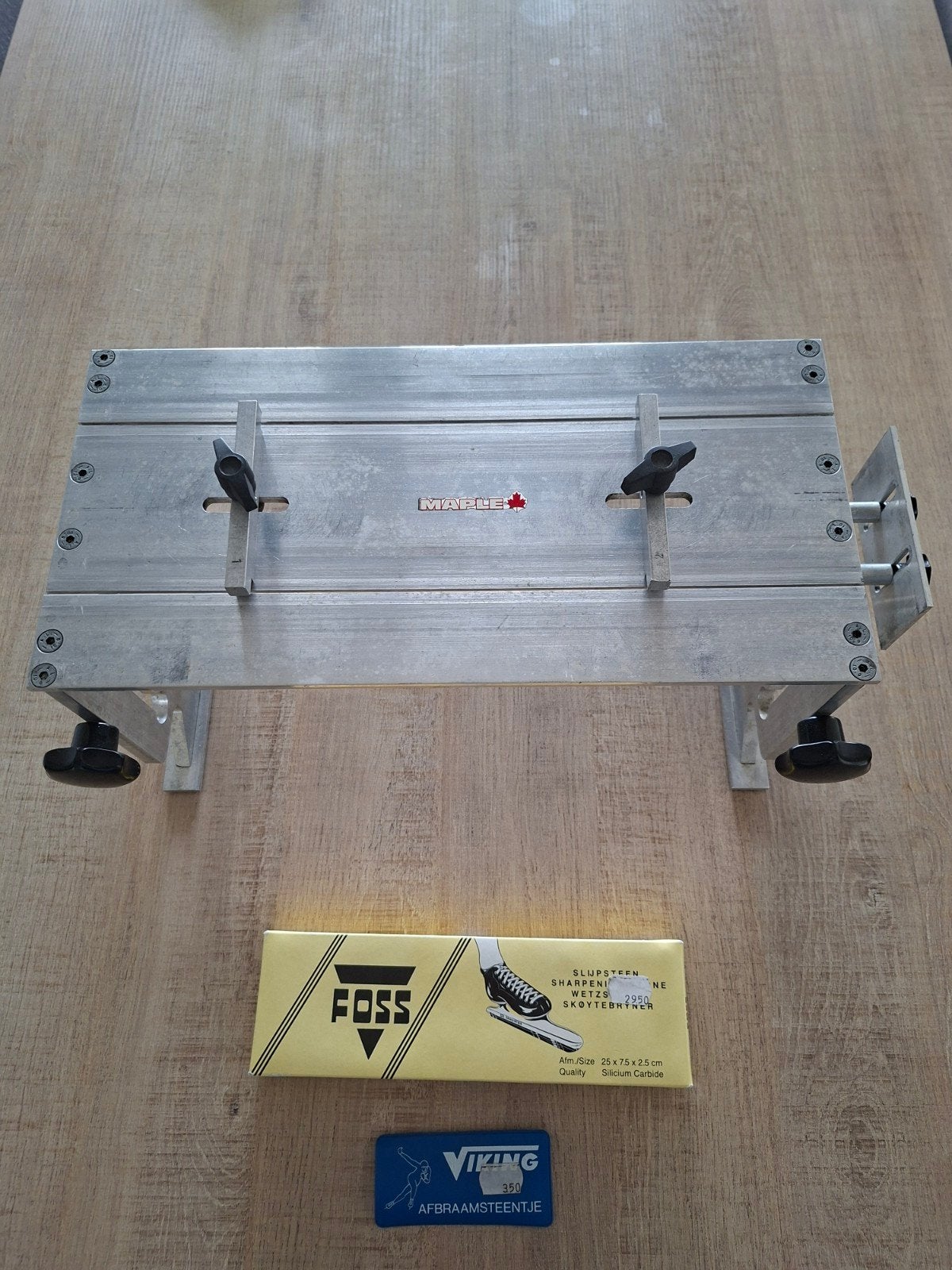 Slijptafel voor schaatsen, Sport en Fitness, Ophalen, Gebruikt, Overige typen, Maple