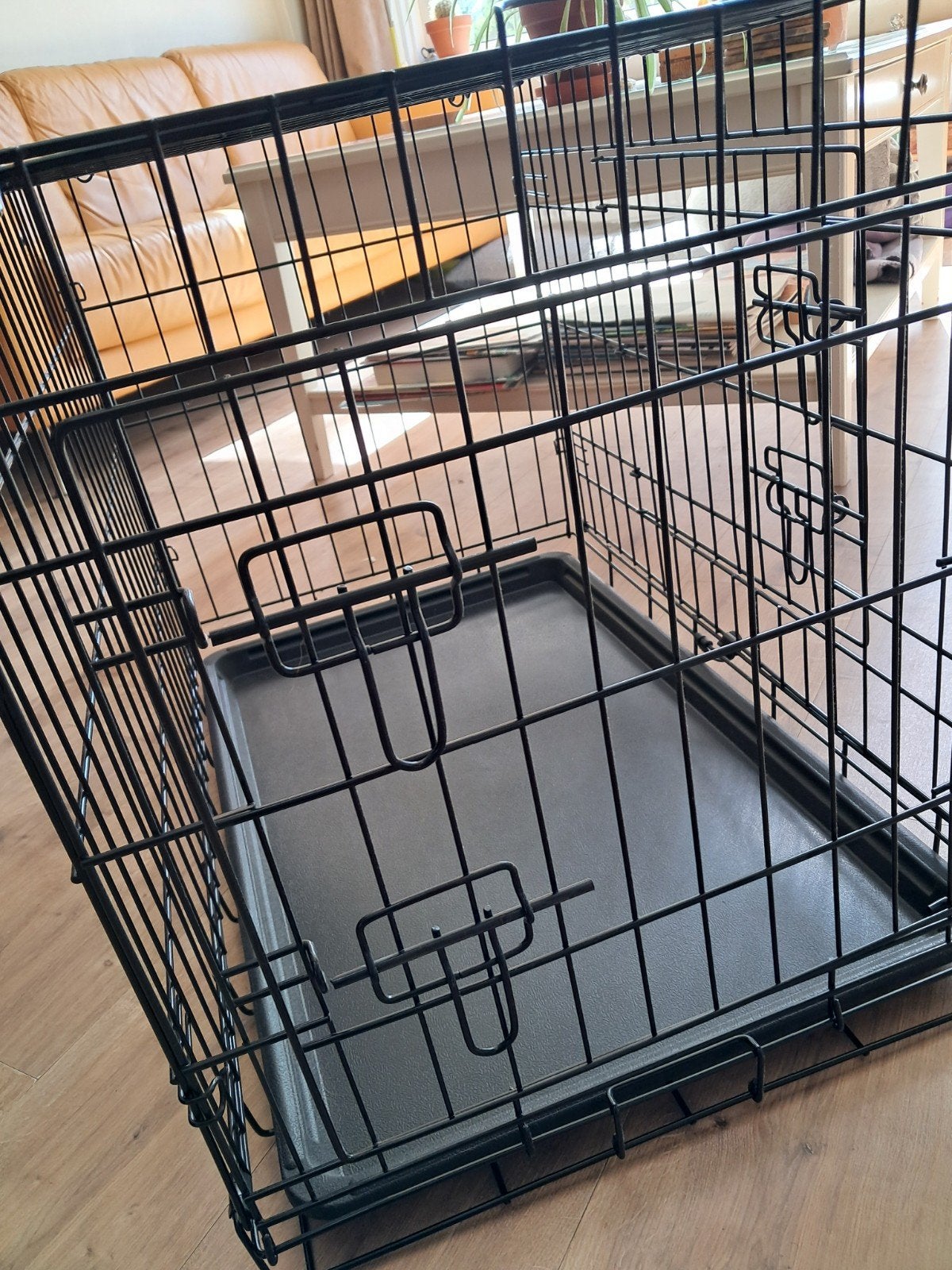 Hondenbench 77x48x56, Dieren en Toebehoren, Hondenbenches, Ophalen, Zo goed als nieuw