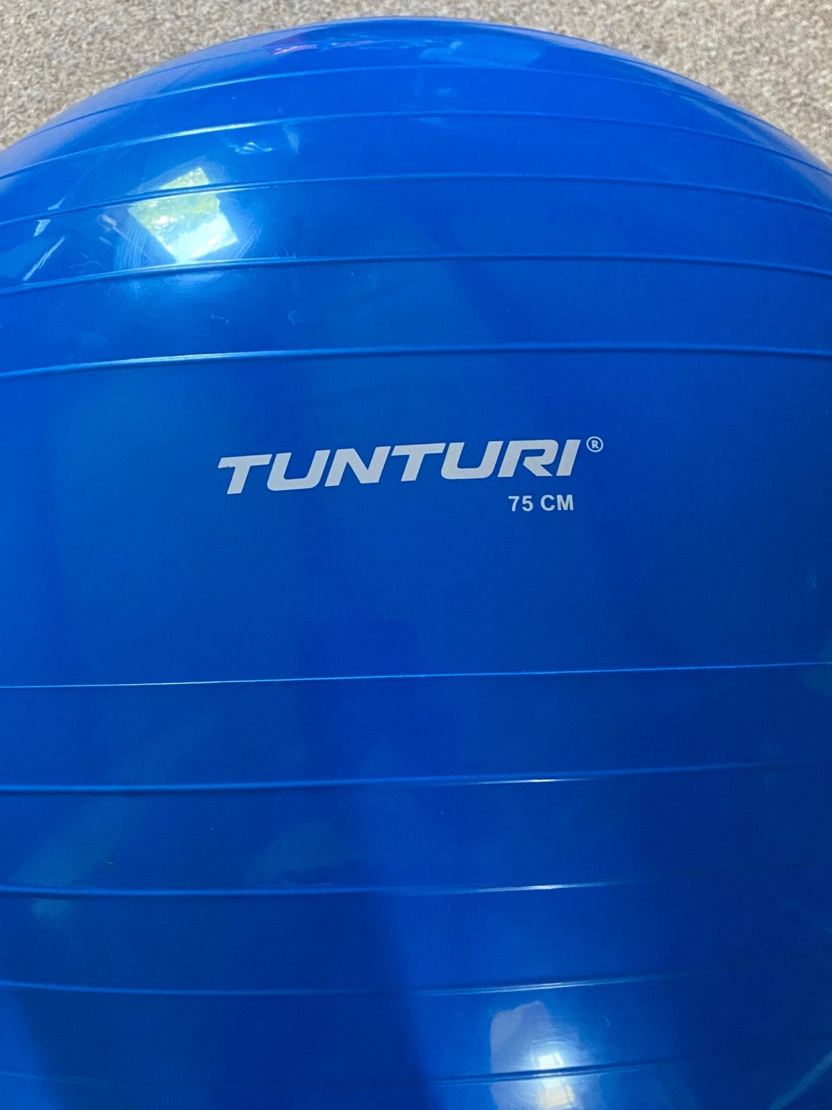 Tunturi fitnessbal yoga/pilates bal fysio bal doorsnee 75 cm, Ophalen of Verzenden, Zo goed als nieuw, Fitnessbal