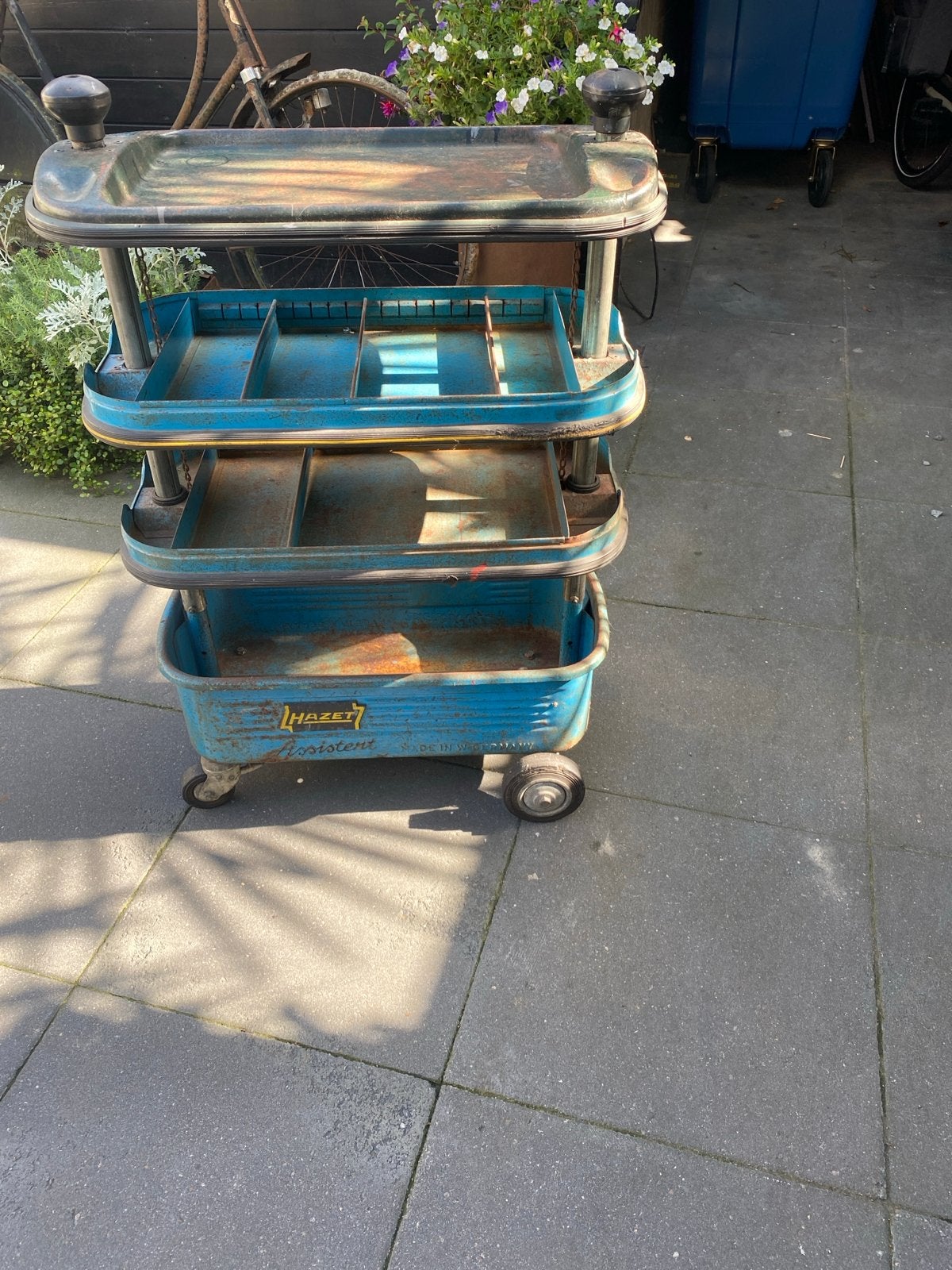 Vintage Hazet Assistent Gereedschapswagen, Ophalen of Verzenden