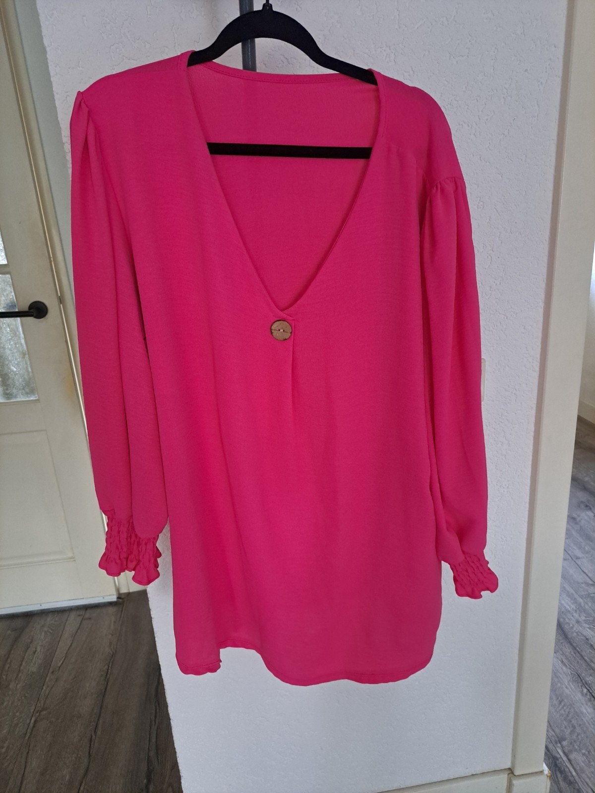 Nieuwe Roze blouse/shirt maat 46/48, Ophalen of Verzenden, Zo goed als nieuw, Maat 46/48 (XL) of groter, Roze
