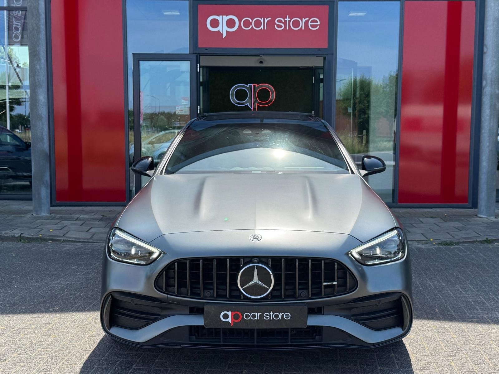 Mercedes-Benz C-klasse AMG 43 4MATIC Vol | Panorama | Burmes, Auto's, Automaat, 4 cilinders, Bedrijf, Vierwielaandrijving