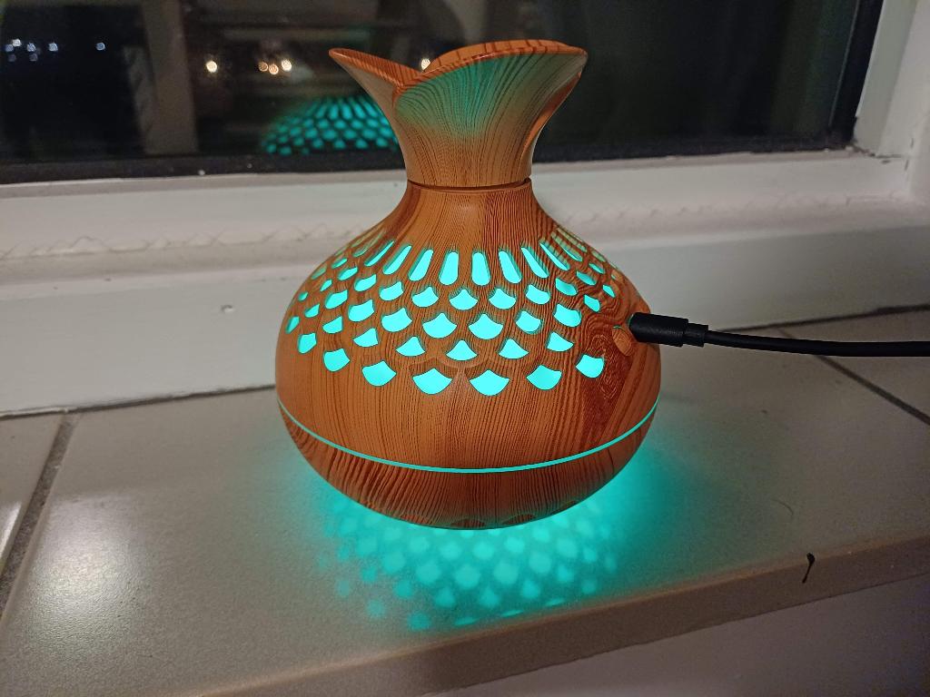 Luchtbevochtiger met LED verlichting - Multi, Antiek en Kunst, Ophalen of Verzenden