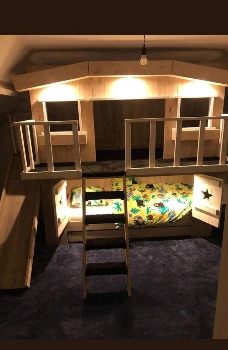 Fantastisch boomhutbed, Kinderen en Baby's, Kinderkamer | Stapelbedden en Hoogslapers, Ophalen, Hoogslaper