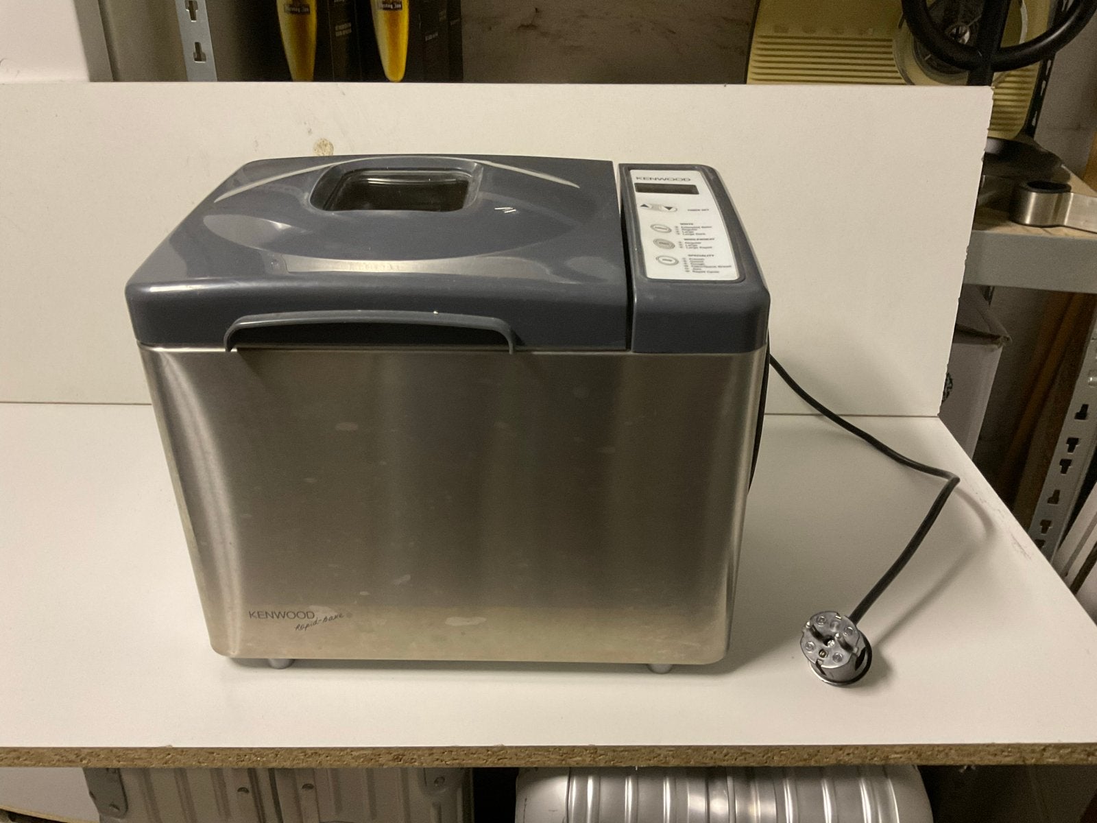 Kenwood Broodbakmachine met Timer en Kijkvenster, Met timer, Gebruikt, Ophalen of Verzenden, 400 tot 800 gram deeg
