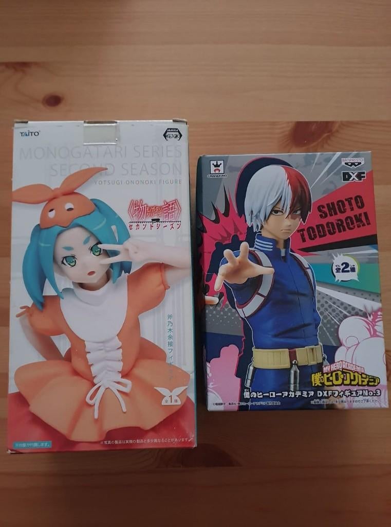 Anime figures (Monogatari en MHA/BNHA), Verzenden, Zo goed als nieuw